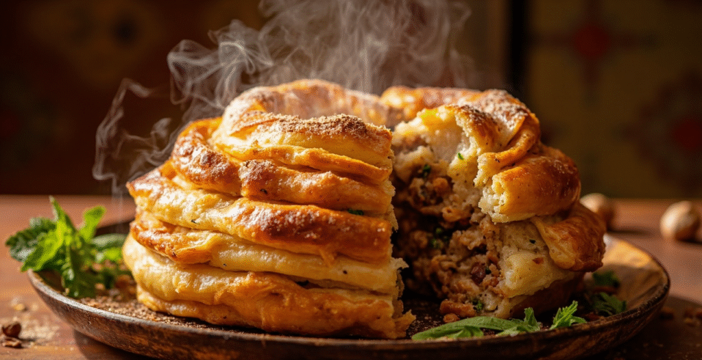 Moroccan Chicken Pastilla