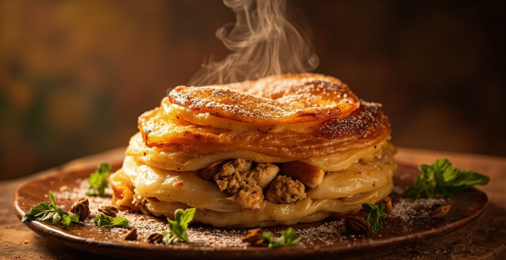 Moroccan Chicken Pastilla